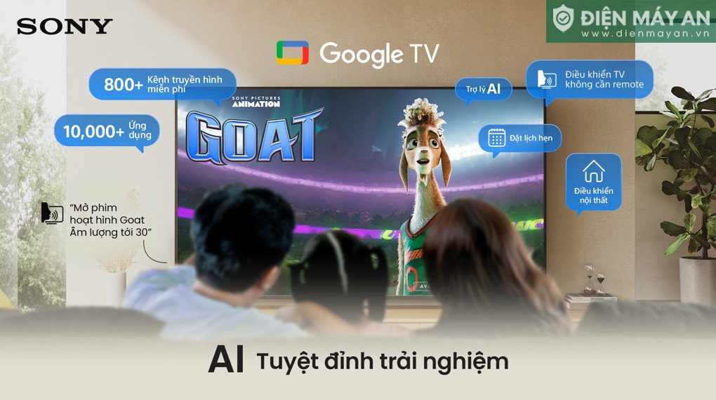 Công nghệ AI trên tivi thông minh hiện nay